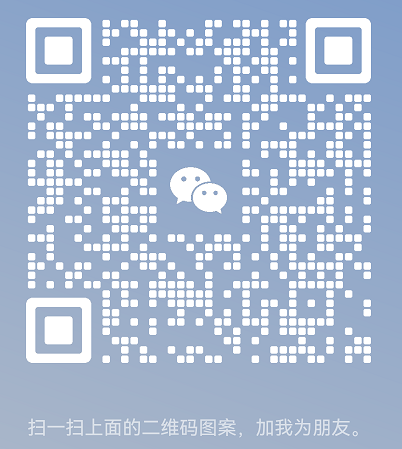 Please scan QR code and add my wechat